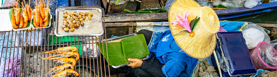 Cai Rang Floating market in Can Tho